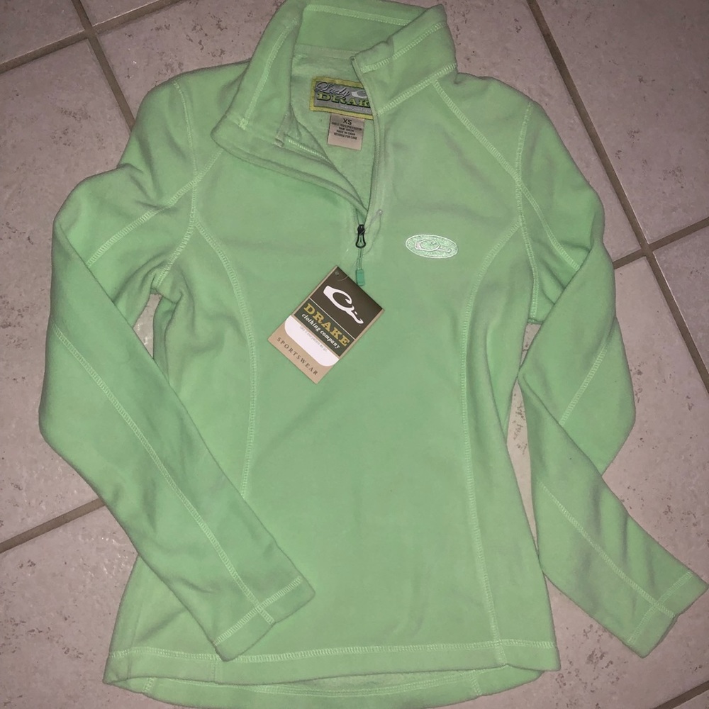 Drake Waterfowl women’s half zip pull over